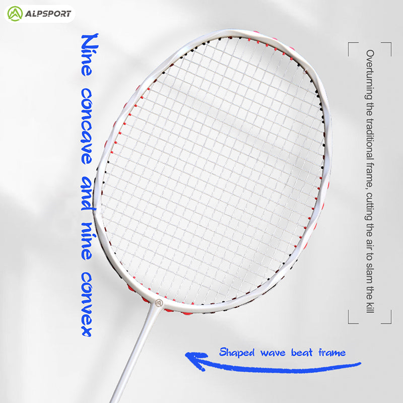 ALPSPORT 5U WAVY BADMINTON RACKET-V5 | ALP-SPORT