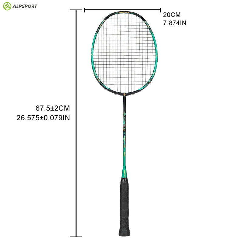 ALPSPORT 4U BADMINTON RACKET-PEACOCK | ALP-SPORT