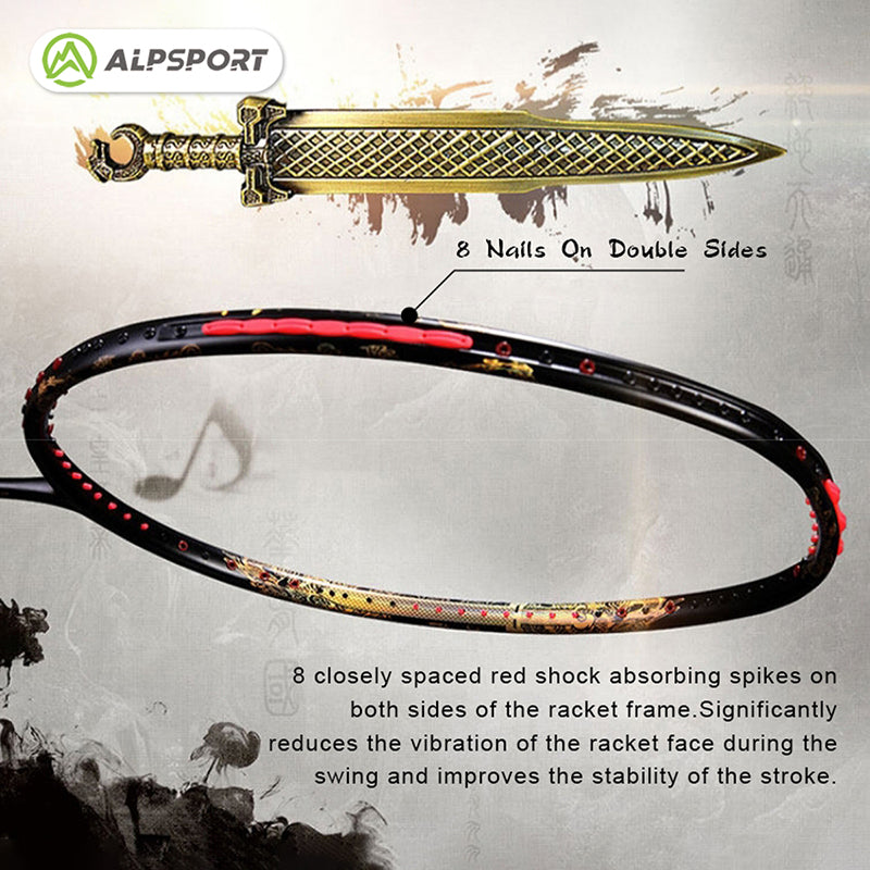 Alsprots Racket ALPSPORT 4U BADMINTON RACKET-TAIE SWORD | ALP-SPORT