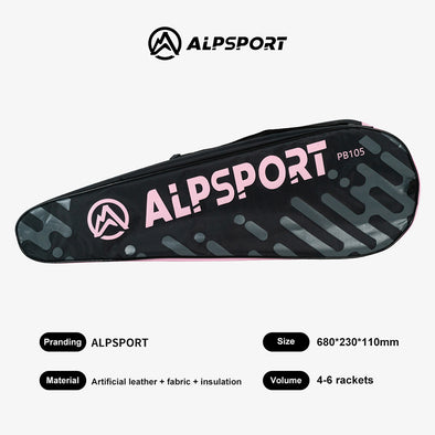 ALPSPORT WATERPROOF LARGE RACKET BAG-PB105