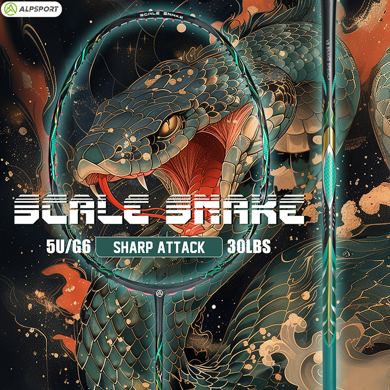 ALPSPORT 5U BADMINTON RACKET-SCALE SNAKE | ALP-SPORT