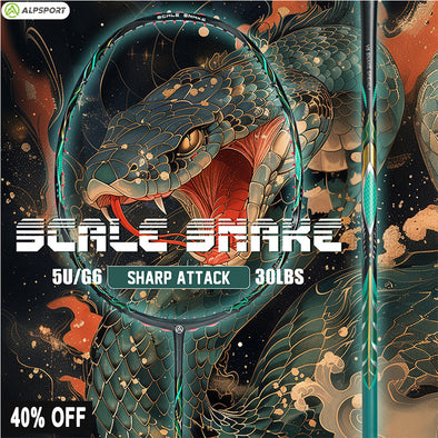 ALPSPORT 5U BADMINTON RACKET-SCALE SNAKE