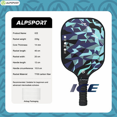 ALPSPORT PICKLEBALL RACKET-ICE