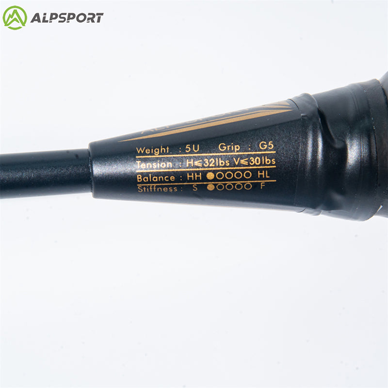 ALPSPORT 5U Wavy BADMINTON RACKET-V5 | ALP-SPORT